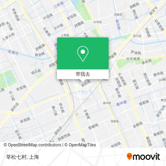 莘松七村地图