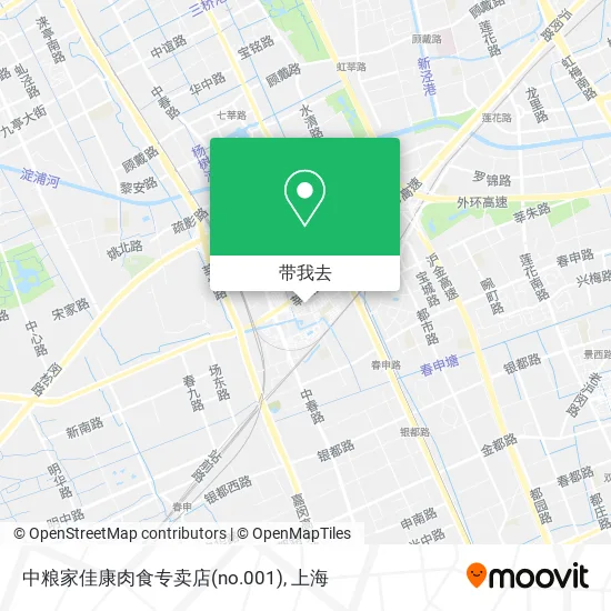 中粮家佳康肉食专卖店(no.001)地图