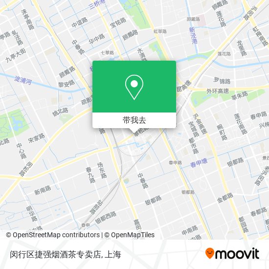 闵行区捷强烟酒茶专卖店地图