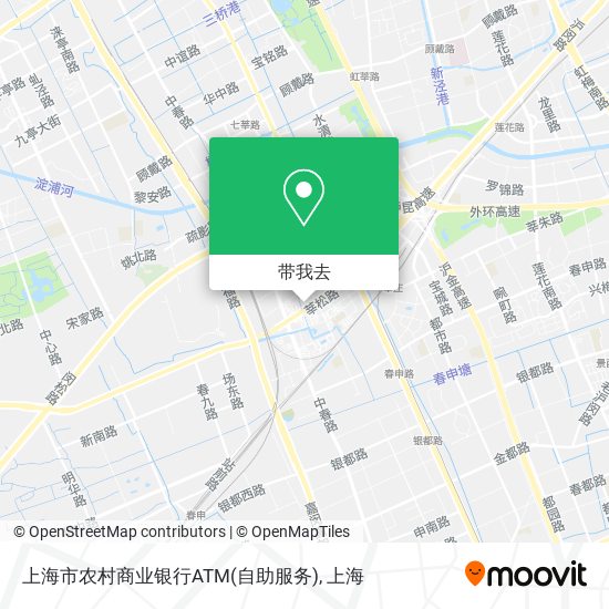 上海市农村商业银行ATM(自助服务)地图