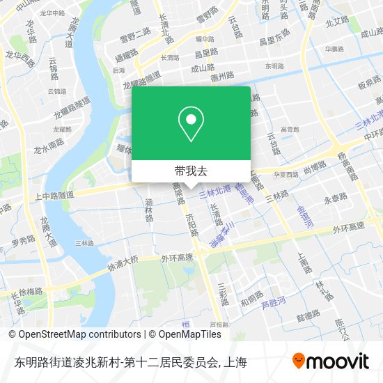 东明路街道凌兆新村-第十二居民委员会地图