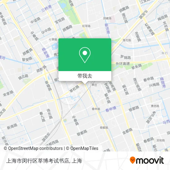 上海市闵行区莘博考试书店地图