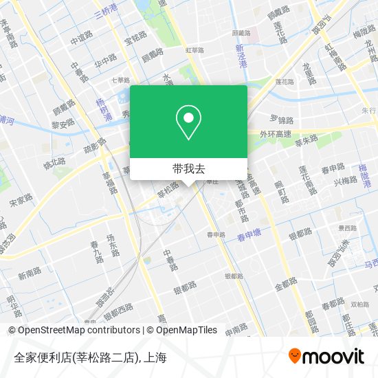 全家便利店(莘松路二店)地图