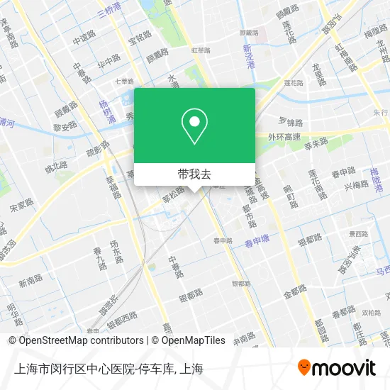 上海市闵行区中心医院-停车库地图