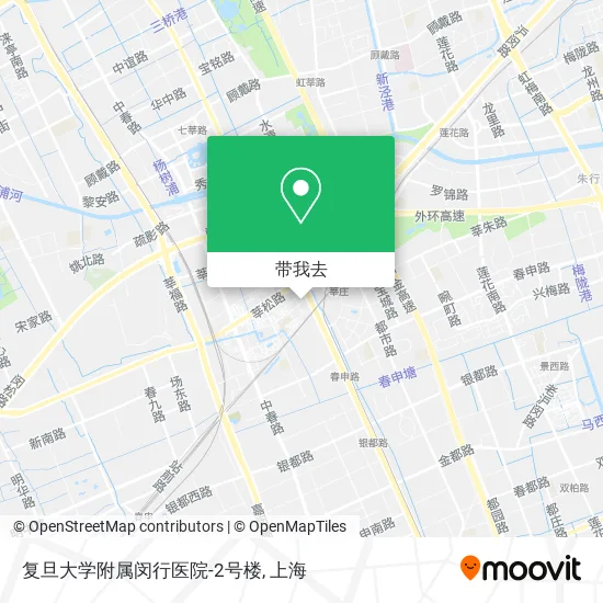复旦大学附属闵行医院-2号楼地图