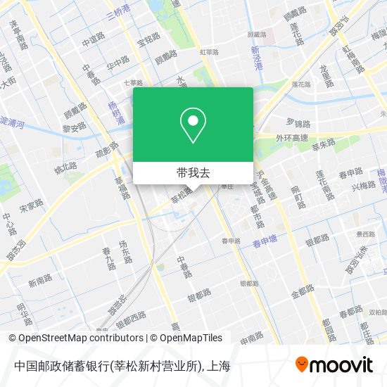 中国邮政储蓄银行(莘松新村营业所)地图