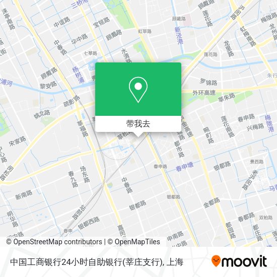 中国工商银行24小时自助银行(莘庄支行)地图