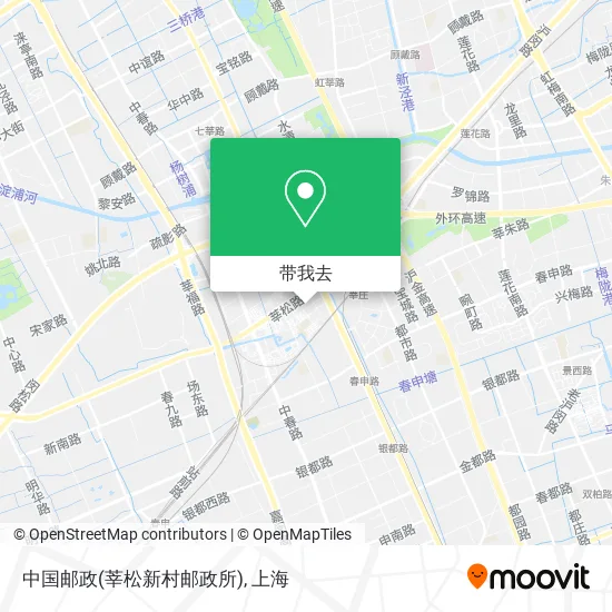 中国邮政(莘松新村邮政所)地图