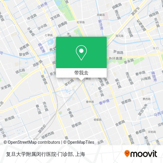 复旦大学附属闵行医院-门诊部地图