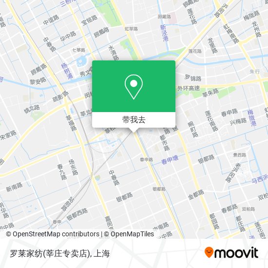 罗莱家纺(莘庄专卖店)地图