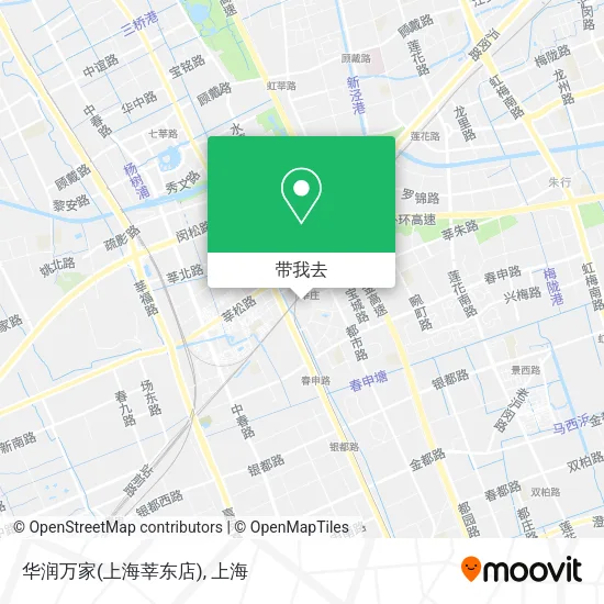 华润万家(上海莘东店)地图