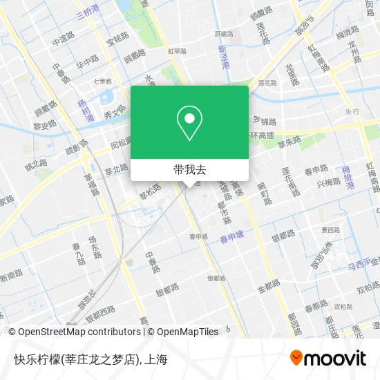 快乐柠檬(莘庄龙之梦店)地图