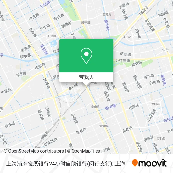 上海浦东发展银行24小时自助银行(闵行支行)地图