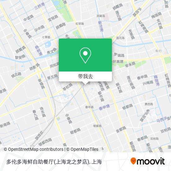 多伦多海鲜自助餐厅(上海龙之梦店)地图