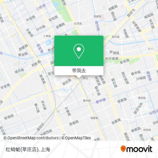 红蜻蜓(莘庄店)地图