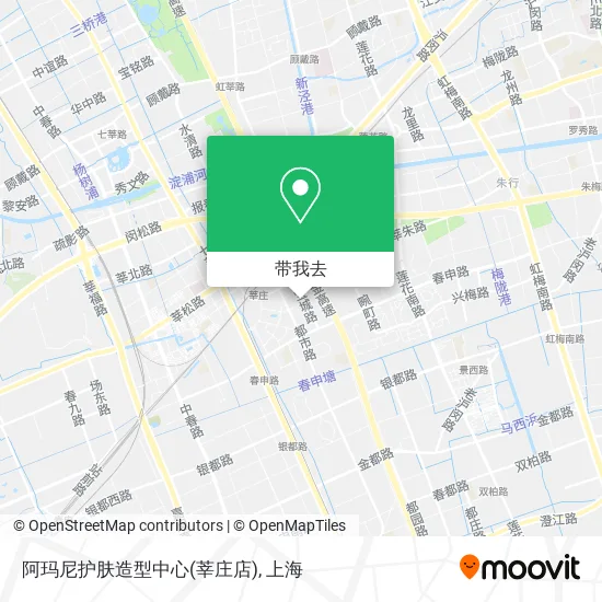 阿玛尼护肤造型中心(莘庄店)地图