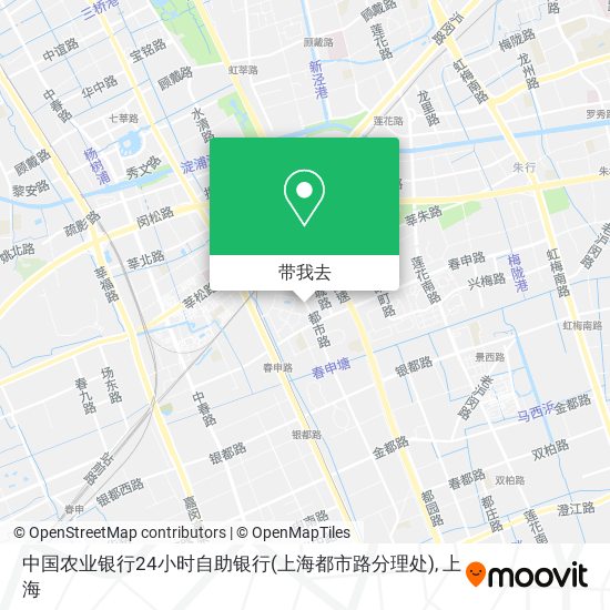 中国农业银行24小时自助银行(上海都市路分理处)地图