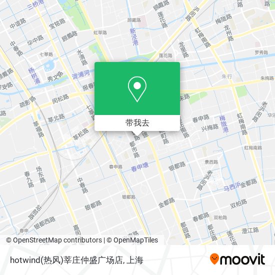 hotwind(热风)莘庄仲盛广场店地图