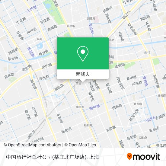 中国旅行社总社公司(莘庄北广场店)地图