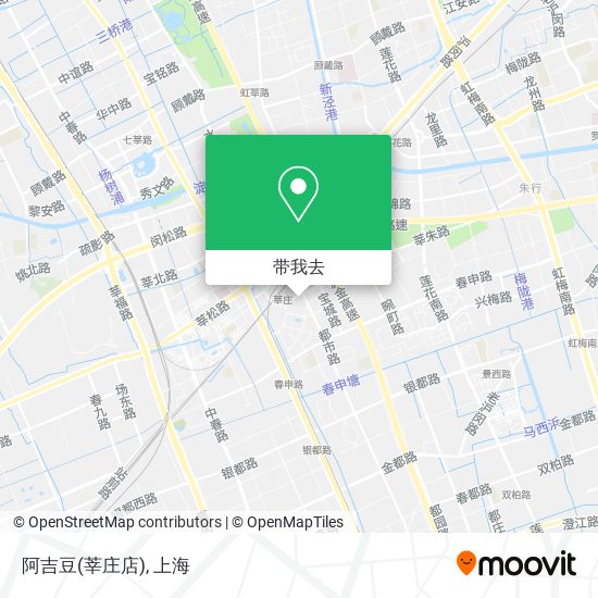 阿吉豆(莘庄店)地图