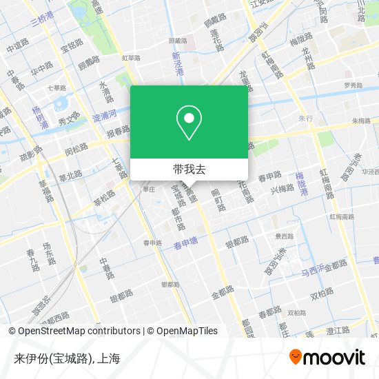 来伊份(宝城路)地图
