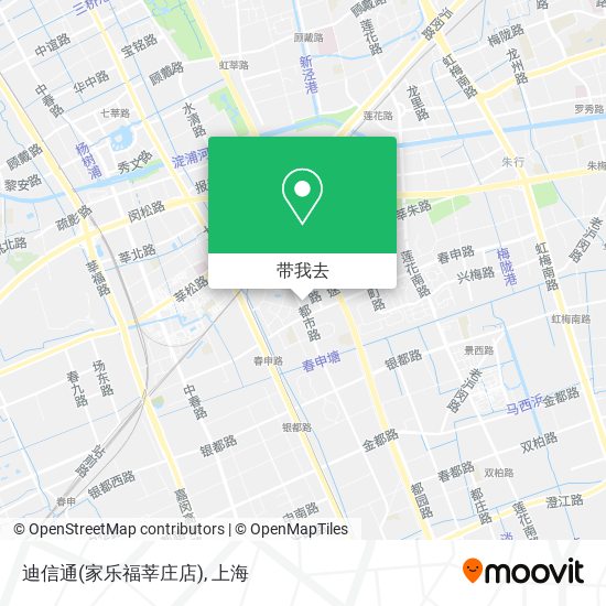 迪信通(家乐福莘庄店)地图