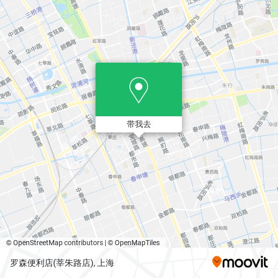 罗森便利店(莘朱路店)地图