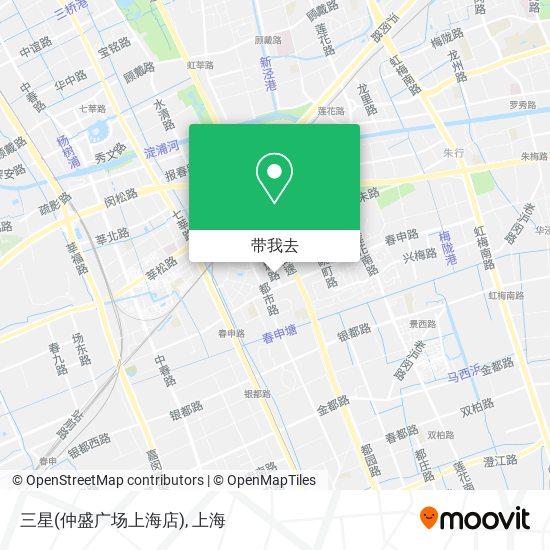 三星(仲盛广场上海店)地图