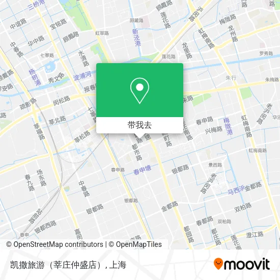 凯撒旅游（莘庄仲盛店）地图