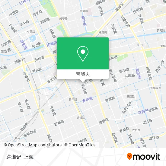 巡湘记地图
