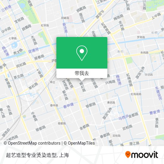 超艺造型专业烫染造型地图