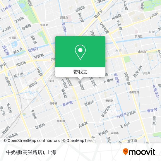 牛奶棚(高兴路店)地图