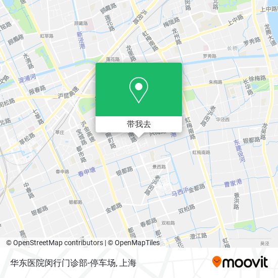 华东医院闵行门诊部-停车场地图
