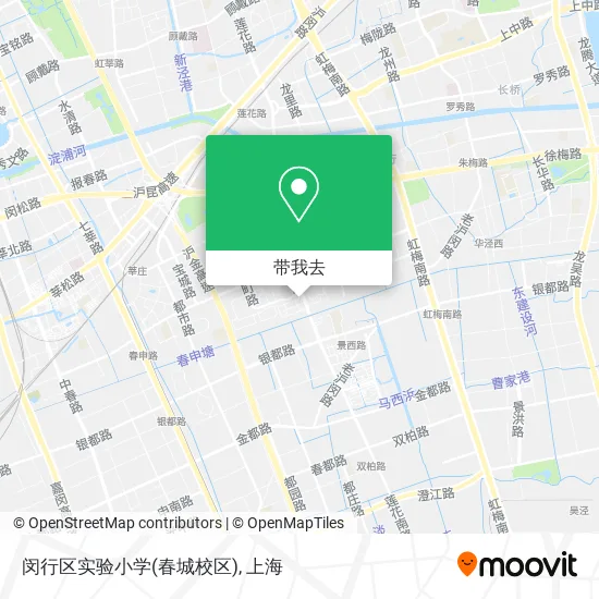 闵行区实验小学(春城校区)地图