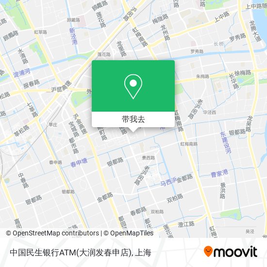 中国民生银行ATM(大润发春申店)地图
