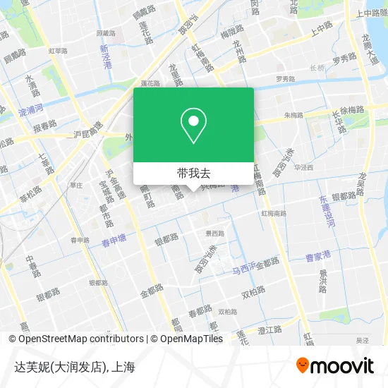 达芙妮(大润发店)地图