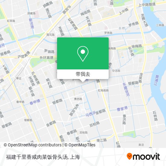 福建千里香咸肉菜饭骨头汤地图