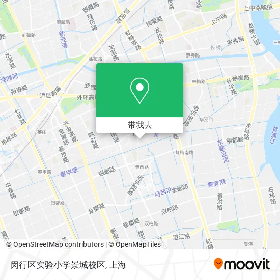 闵行区实验小学景城校区地图