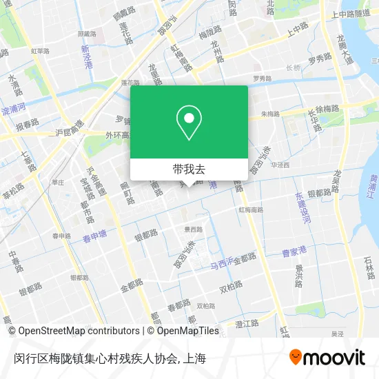 闵行区梅陇镇集心村残疾人协会地图