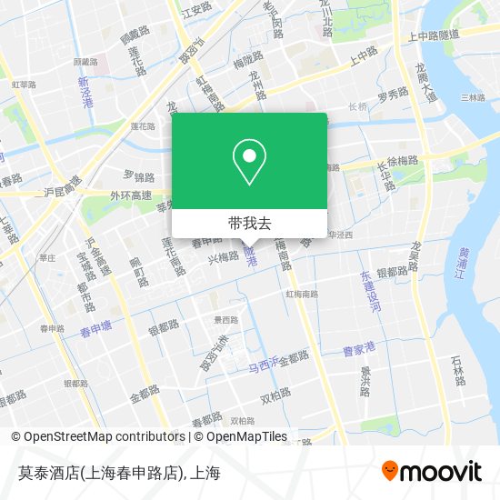 莫泰酒店(上海春申路店)地图