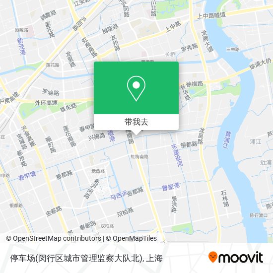停车场(闵行区城市管理监察大队北)地图