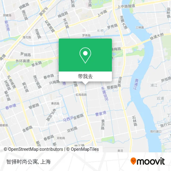 智择时尚公寓地图