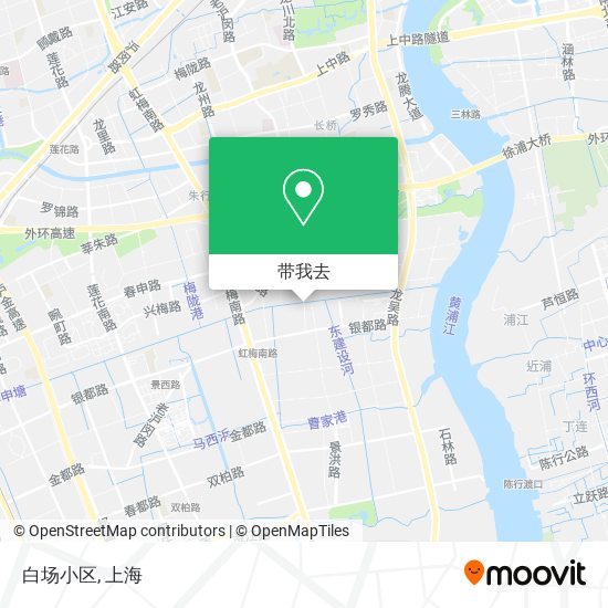 白场小区地图