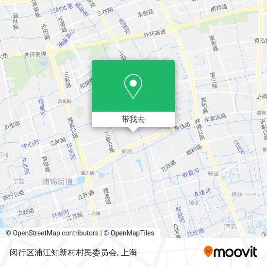 闵行区浦江知新村村民委员会地图