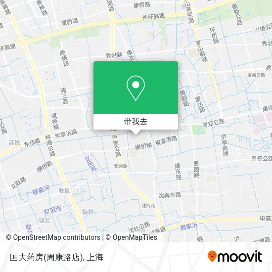 国大药房(周康路店)地图