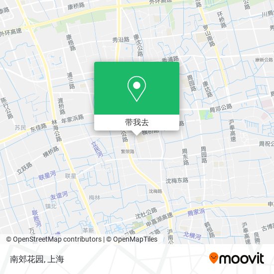 南郊花园地图