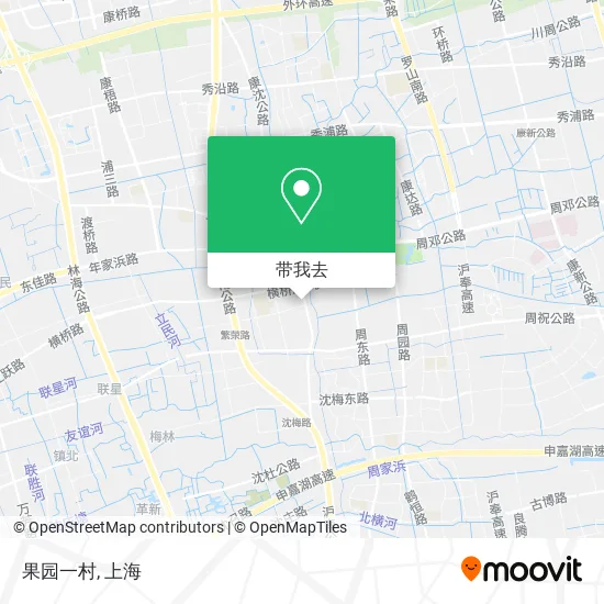 果园一村地图