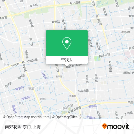 南郊花园-东门地图