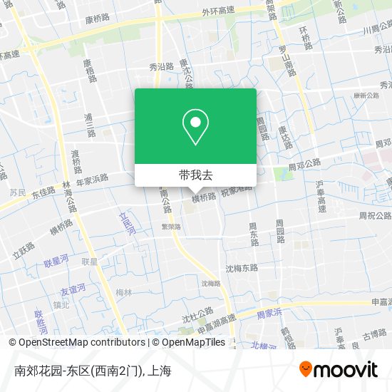 南郊花园-东区(西南2门)地图