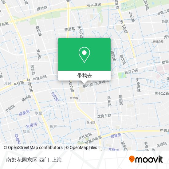 南郊花园东区-西门地图